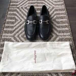 Salvatore Ferragamo Moccasin with Gancini Ornament + Shoe Bags